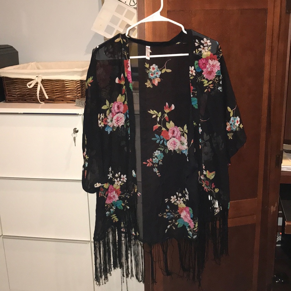 Sheer cardigan